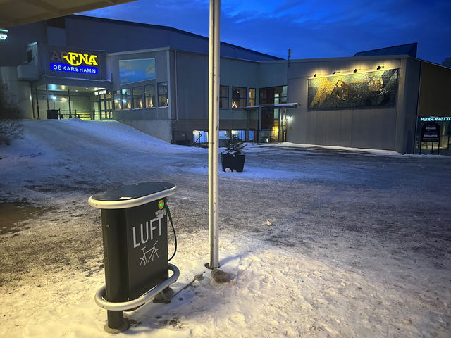 Bicycle pump, Arena Oskarshamn