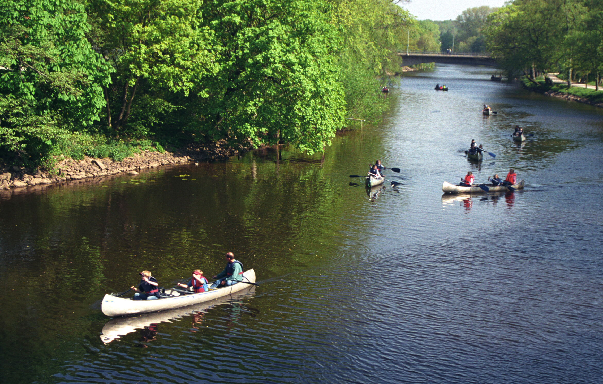 Rönne å kanottur Herrevadskloster - Forsmöllan