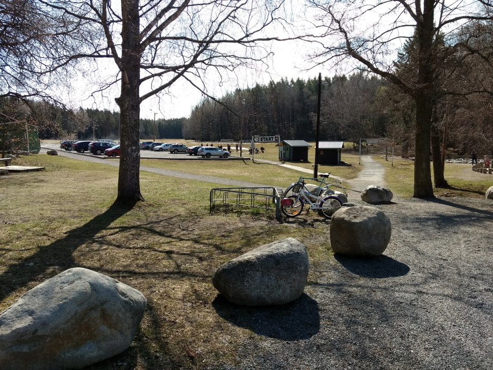 Parkering vid start/mål