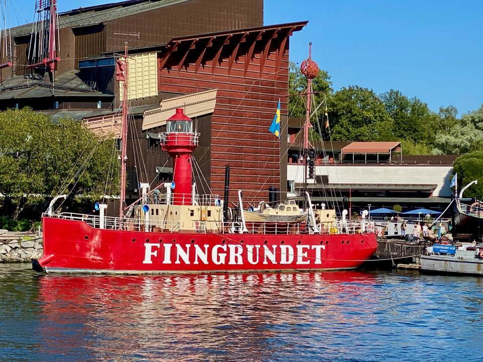 Fyrskeppet Finngrundet vid Galärbryggan.