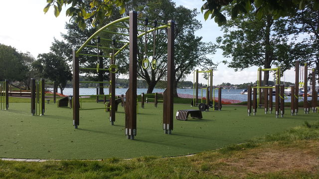 Utegym vid Tegelviken