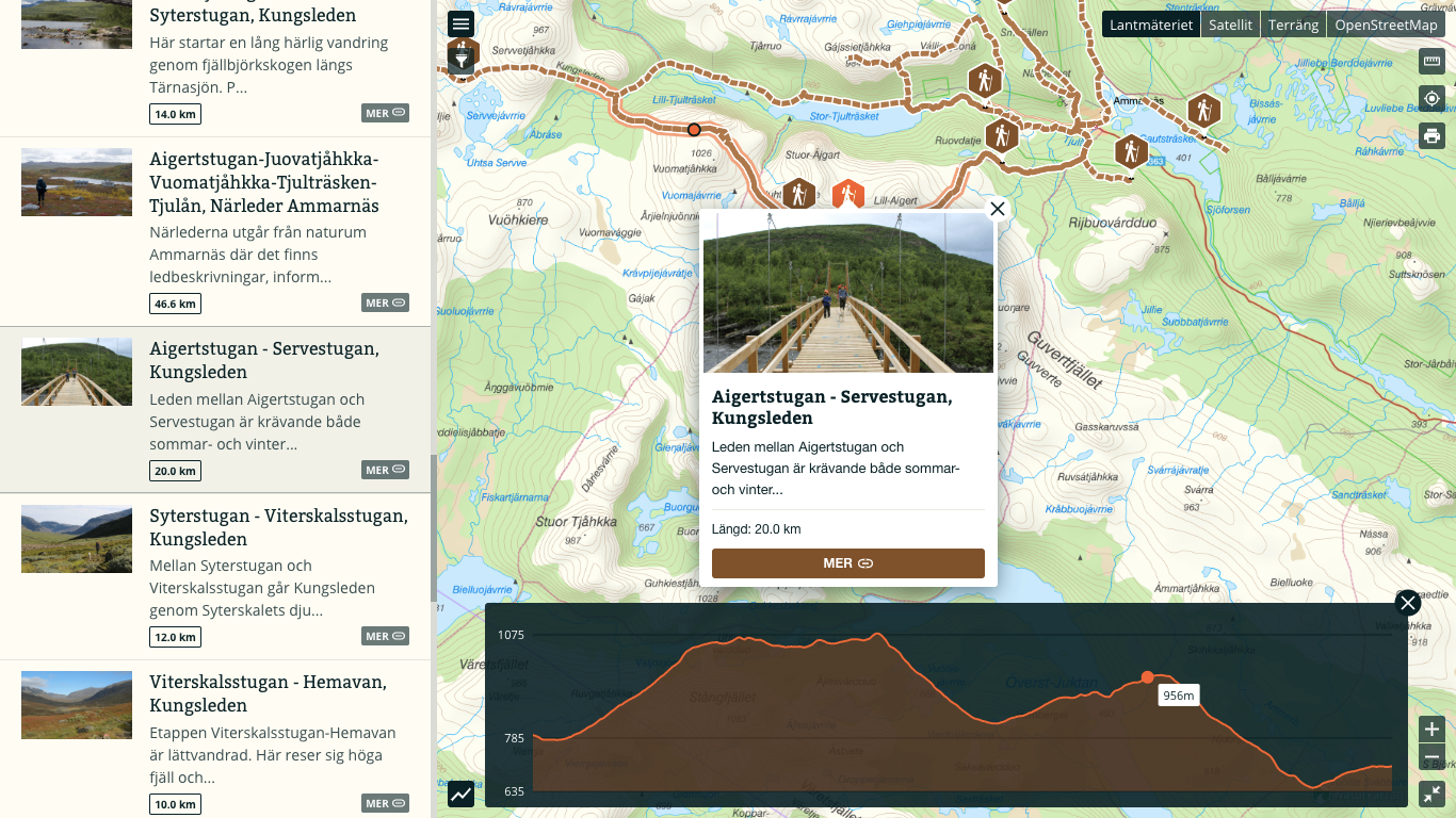 Bädda in Naturkartan på din egen webbplats