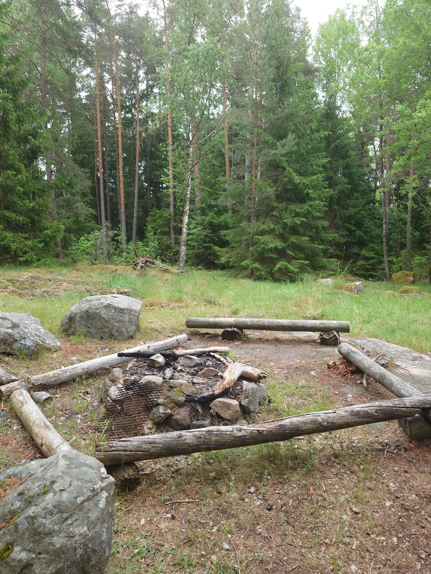 Grillplats vid Stora Ladängen etapp 2 Roslagsleden