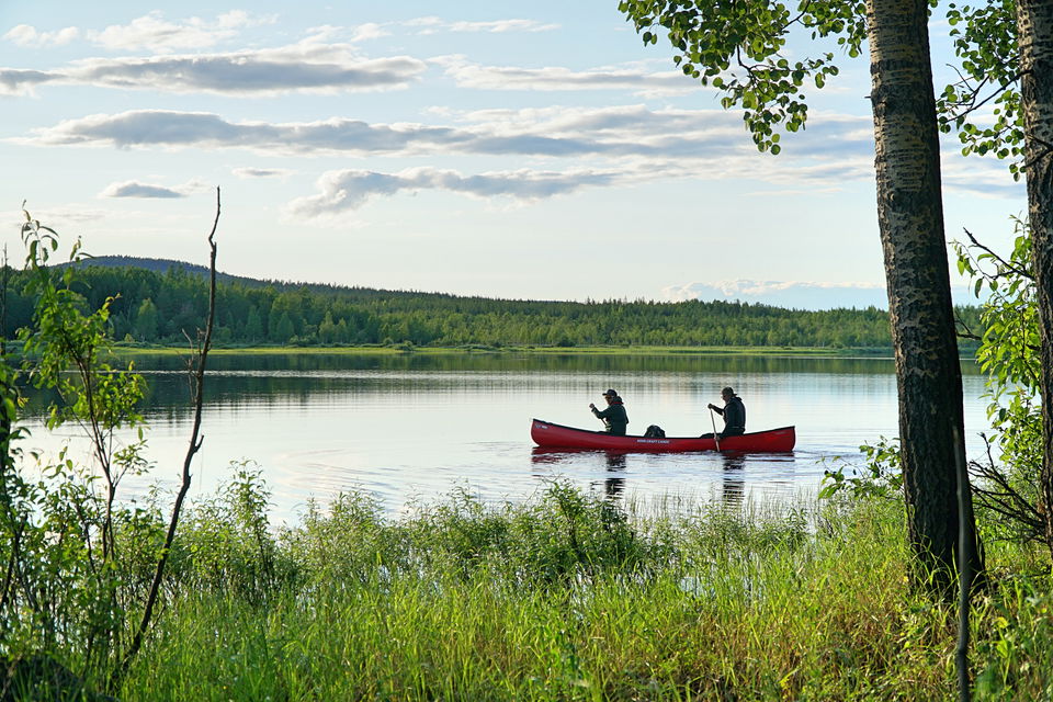 I Överkalix finns flertalet vatten lämpliga för paddling