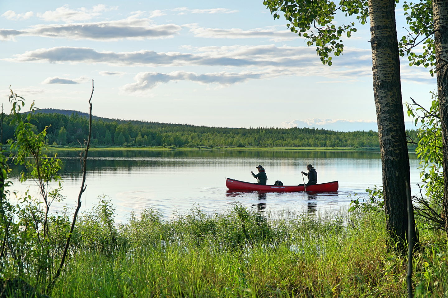 I Överkalix finns flertalet vatten lämpliga för paddling