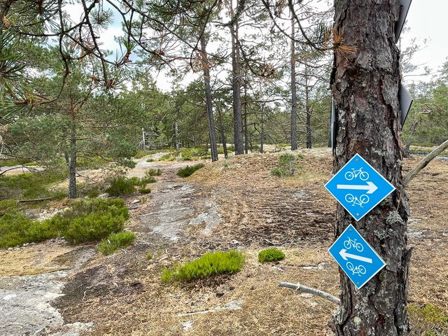 Cykelspår Skarpnäs