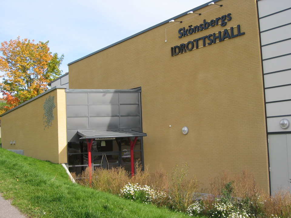 Entré till Skönsbergs idrottshall