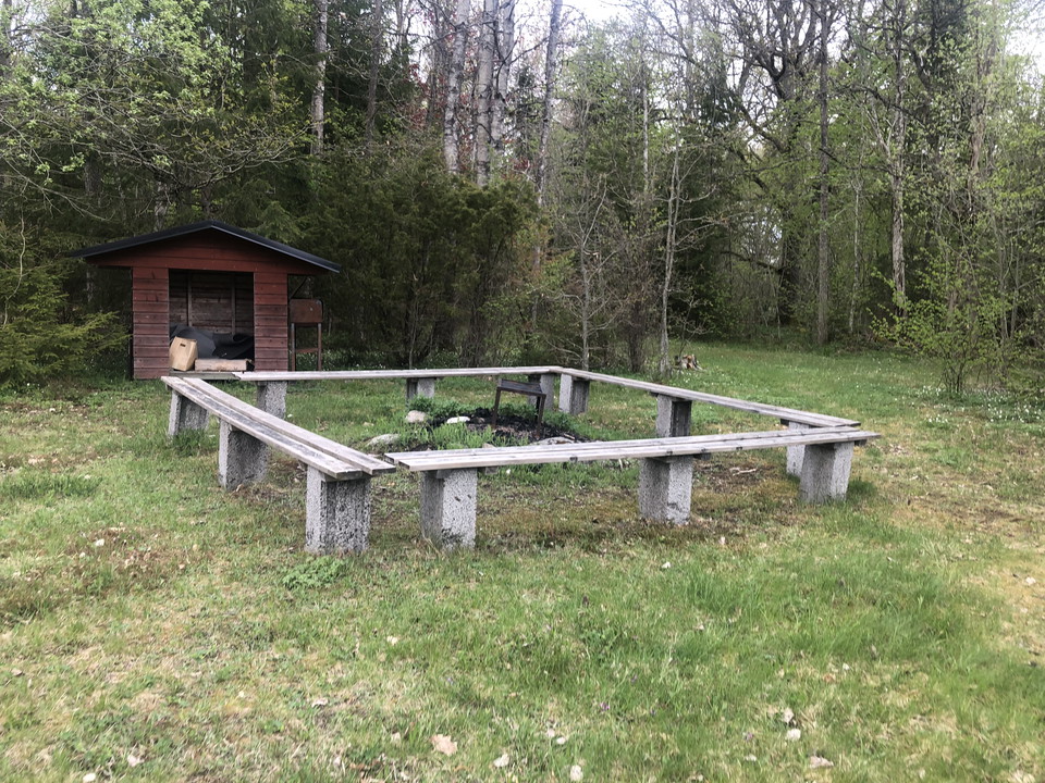 Grillplats vid start och mål