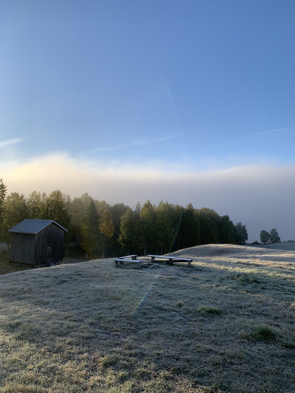 Grillplats och häbre. Foto: Frida Björkelid.