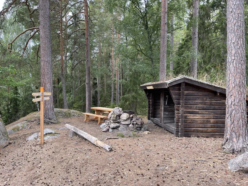 Vindskyddet vid Nedre Långsjön
