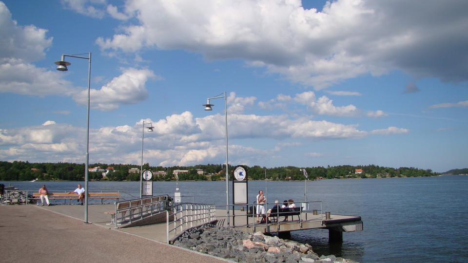Gåshaga brygga.