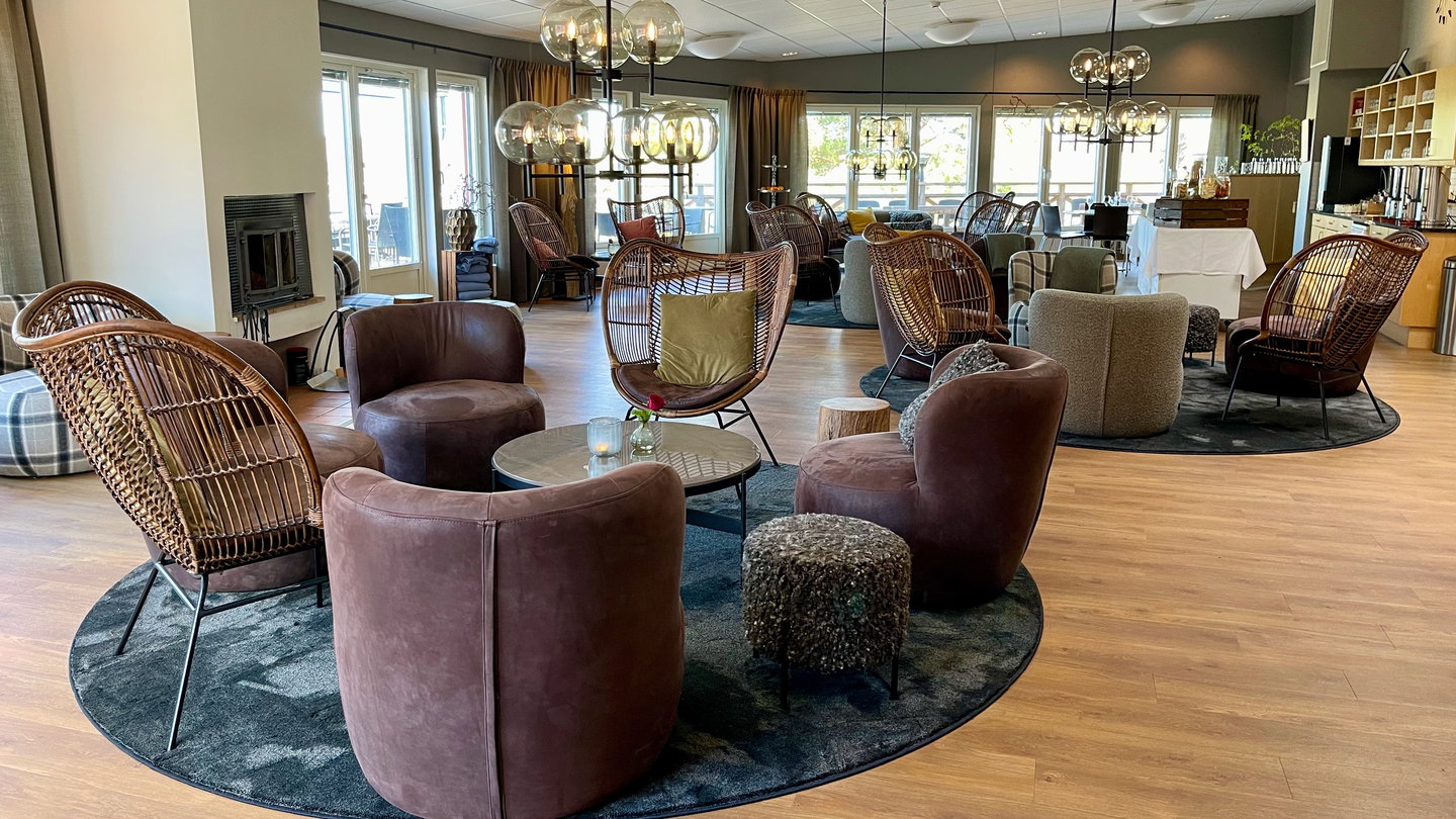 Salongen på Vårdnäs Stiftsgård