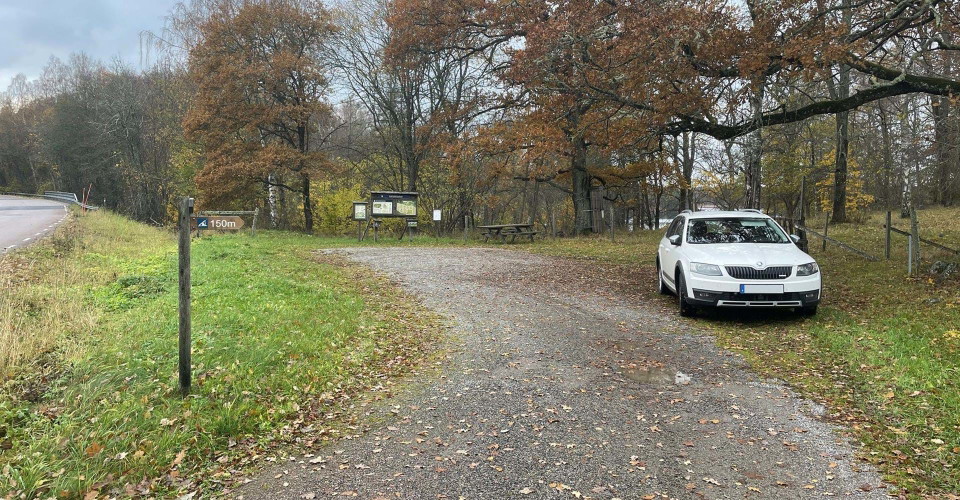 Parkeringsplats södra delen av naturreservatet Västerby lövskogar
Etapp Vårdnäs - Hovetorp
Linköping