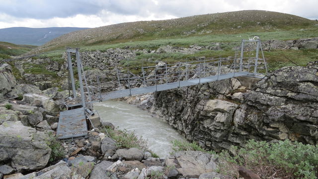 Suspension bridge Gådokjåhkå