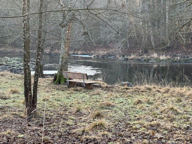 Rastbänk, Knaggelid, Mörrumsåns Dalgång