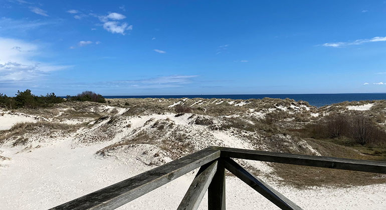 Vy från plattformen.