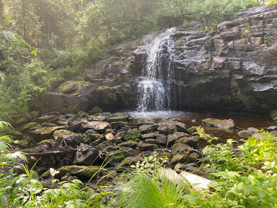 Brudslöjan in normal water level condition