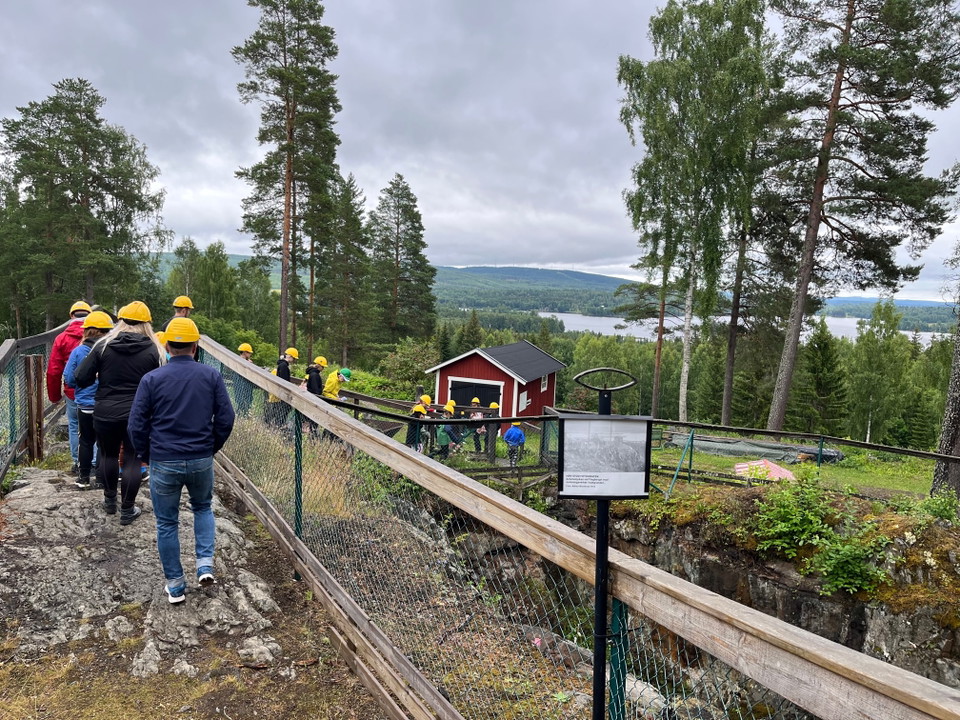 Guidad visning vy mot Uvberget