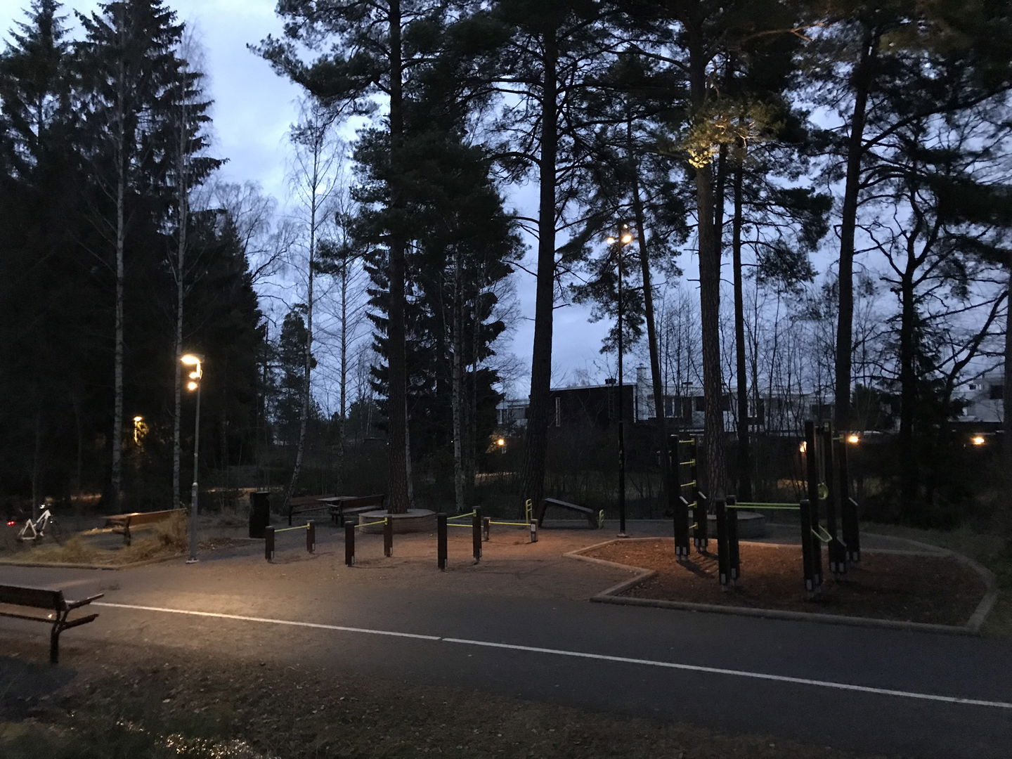 Träna med belysning