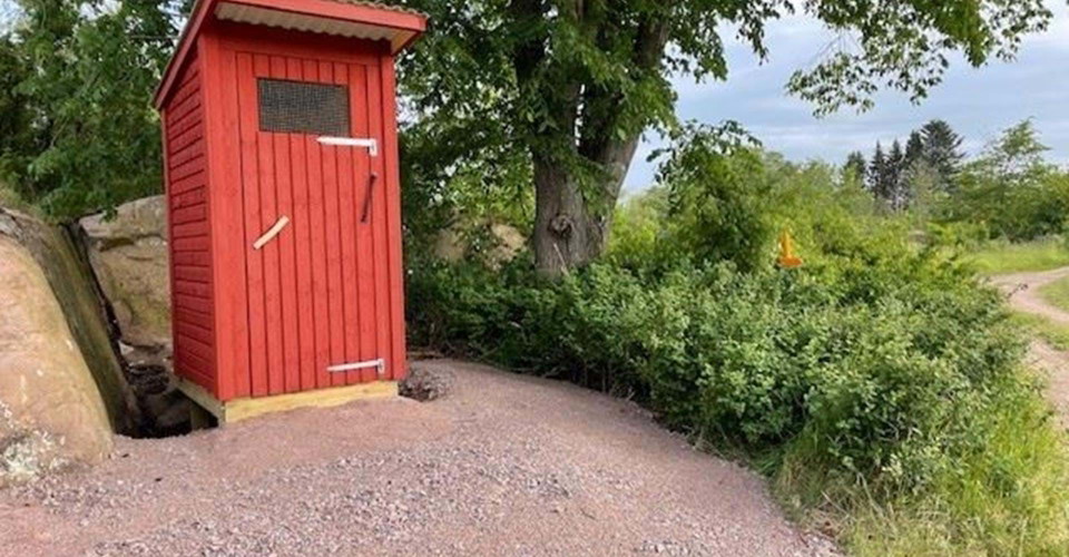 Komposttoalett vid Alviken.
Ödeshög-Stocklycke

Projekt Kvalitetshöjande insatser Östgötaleden dnr RÖ 2023-7437