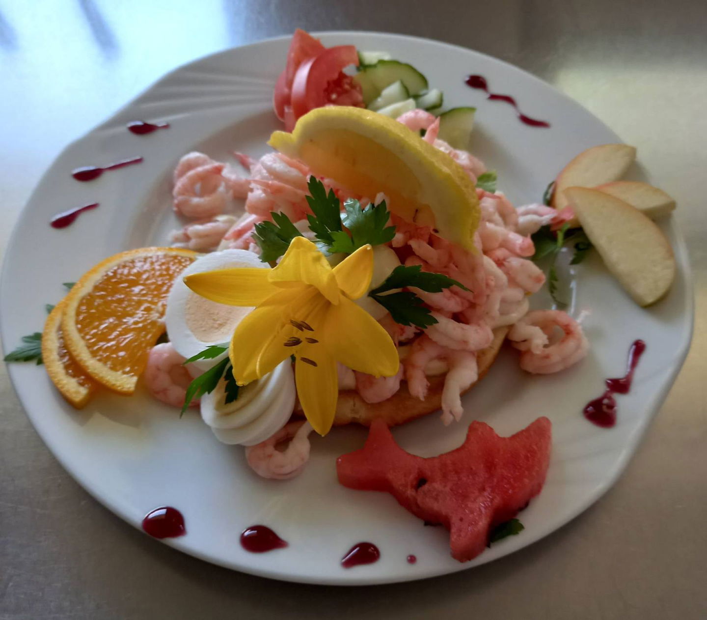 Moccacino-Räksmörgås