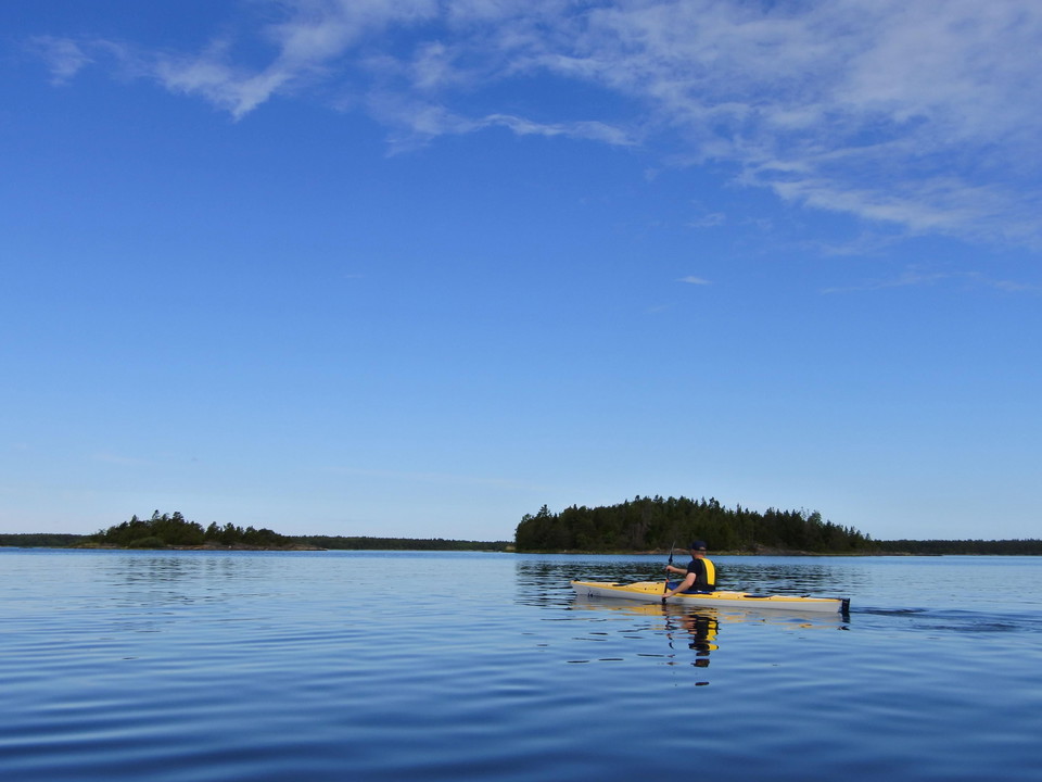 Paddling i Gräsö skärgård