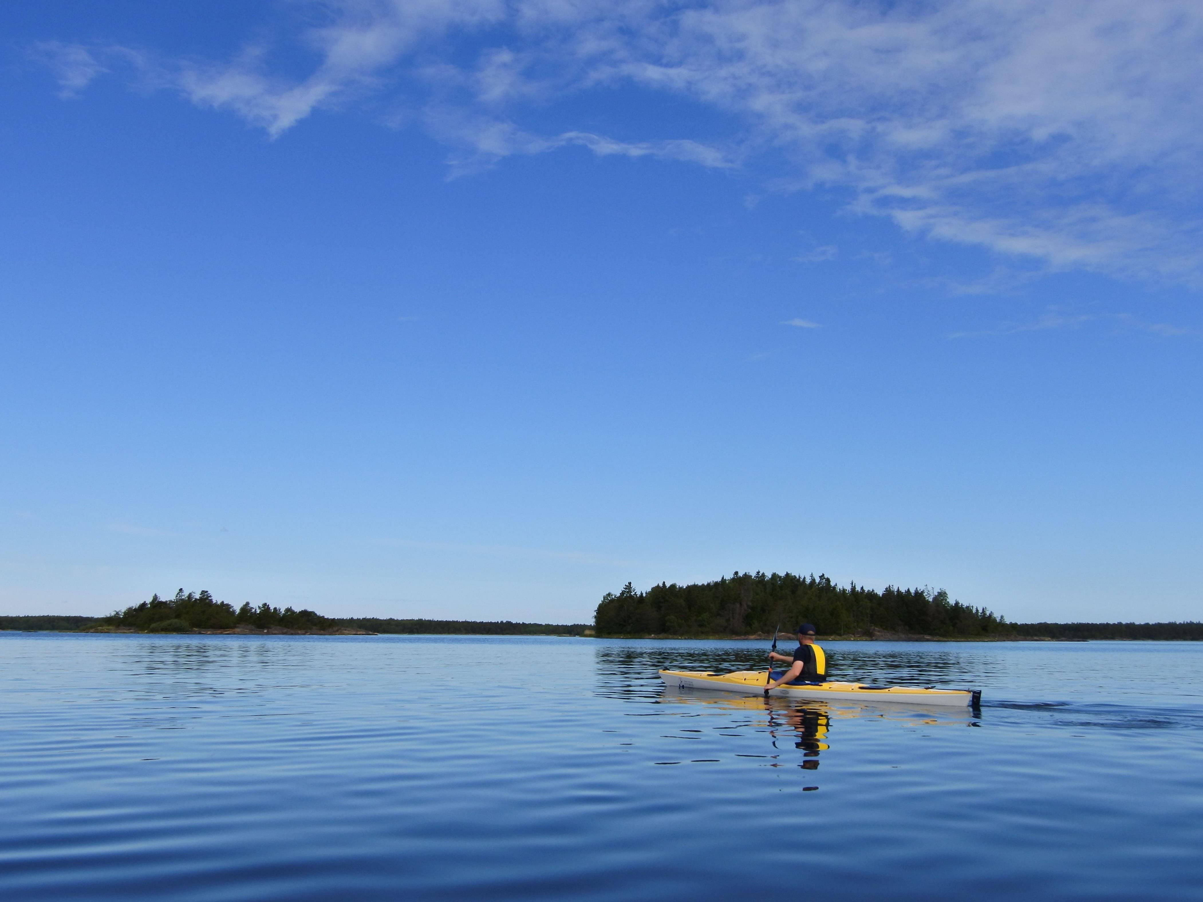 Paddling i Gräsö skärgård