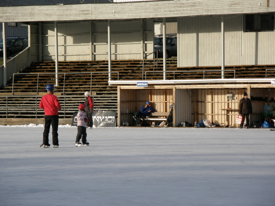 Skridskoåkning på bandyplanen