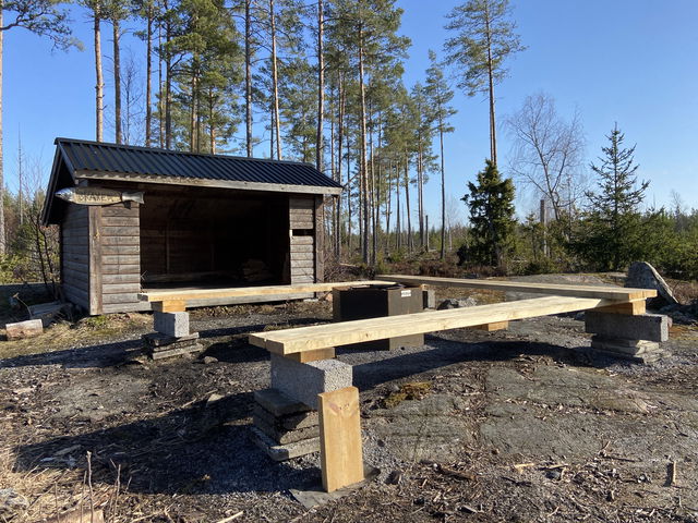 Vindskydd, Gimo damm