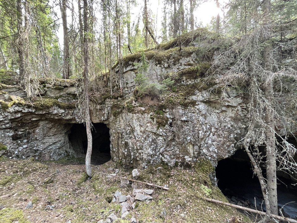 Två ingångar dagbrottet