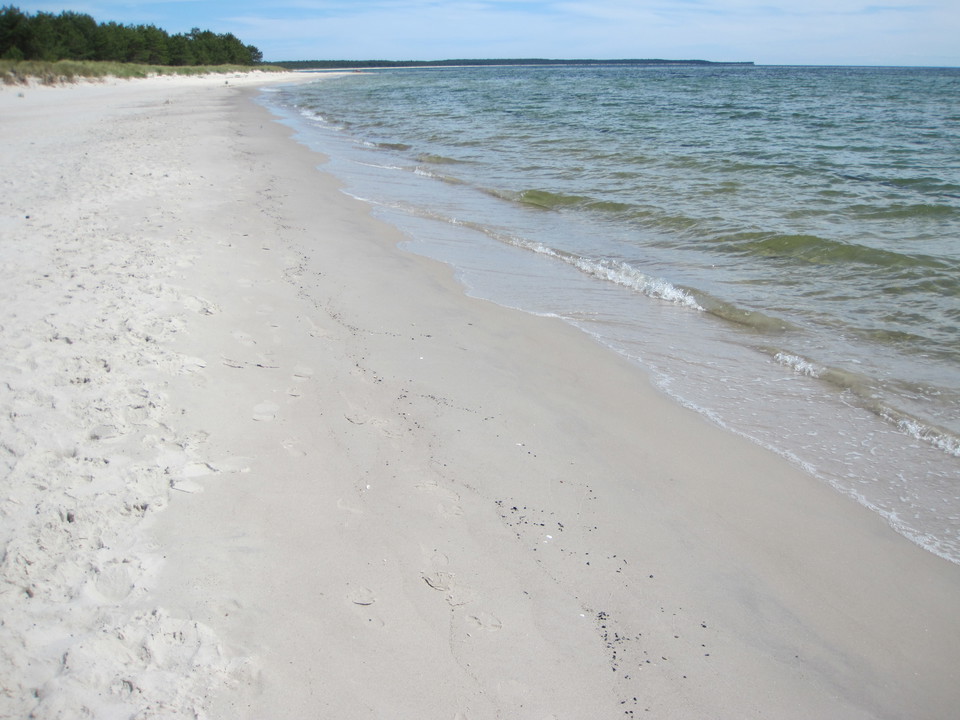 Lång sandstrand