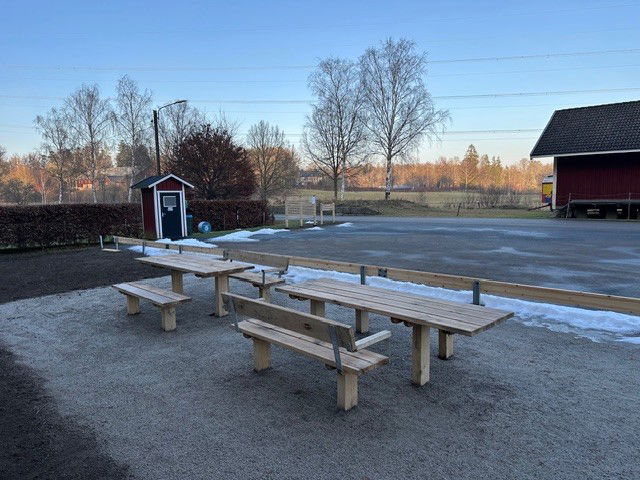 Hemsjö station parkeringsplats