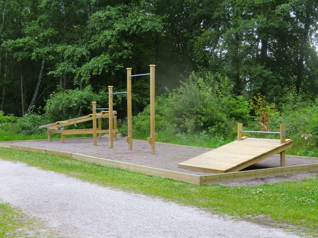 Utegym vid Råssnäsudden