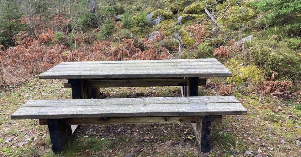 Rastplats i Grävsätters naturreservat