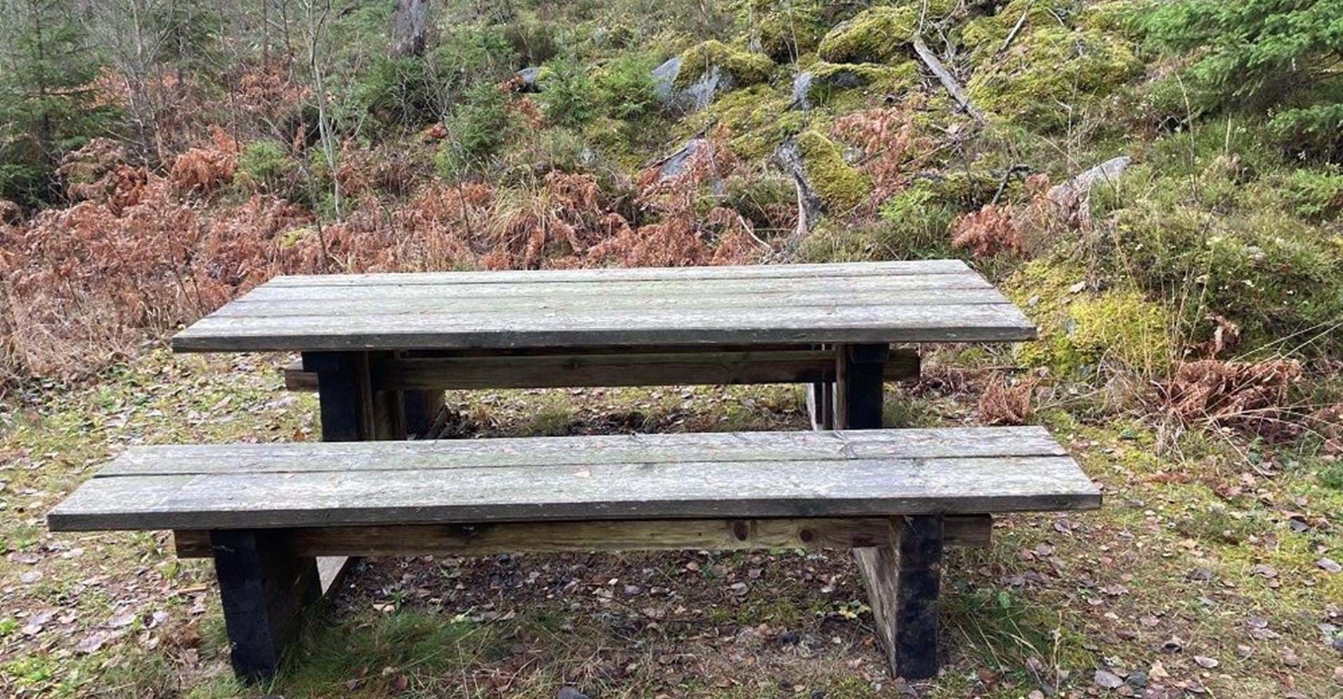 Rastplats i Grävsätters naturreservat