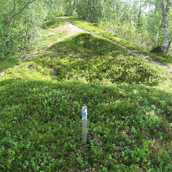Utmarkerad fångstgrop