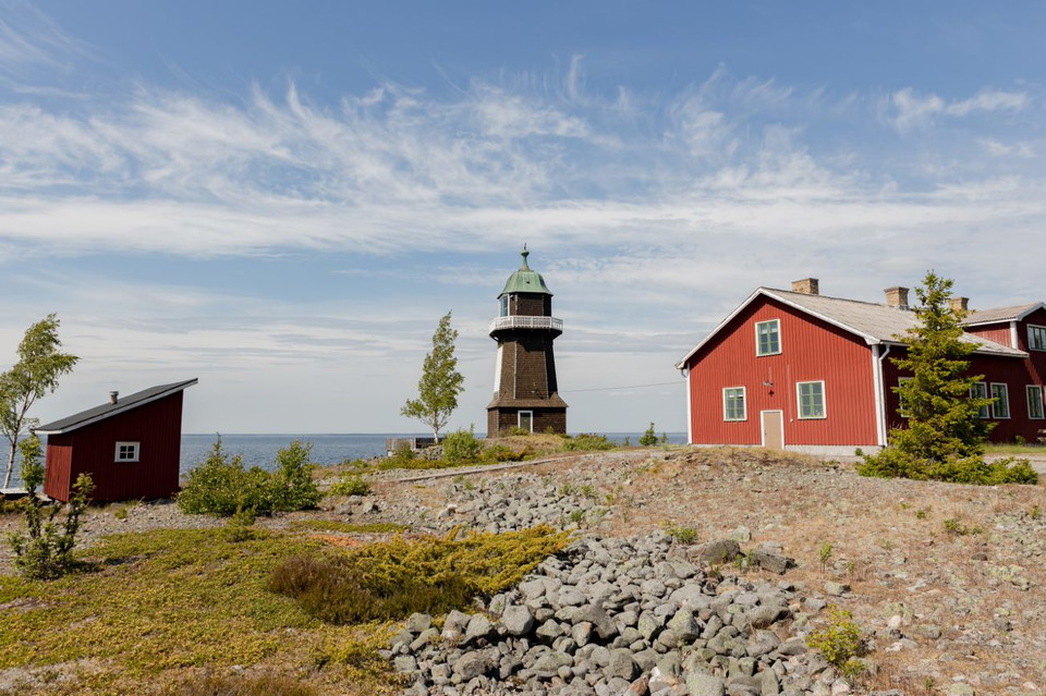 Bergudden lighthouse.
