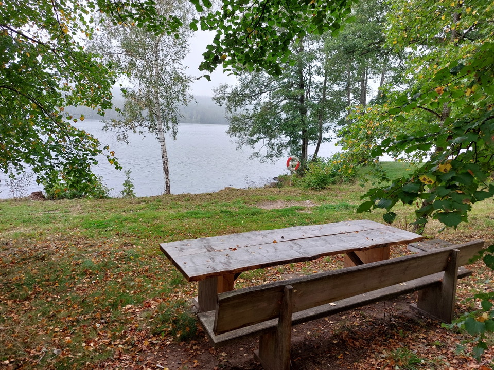 Bänkbord för fikapaus