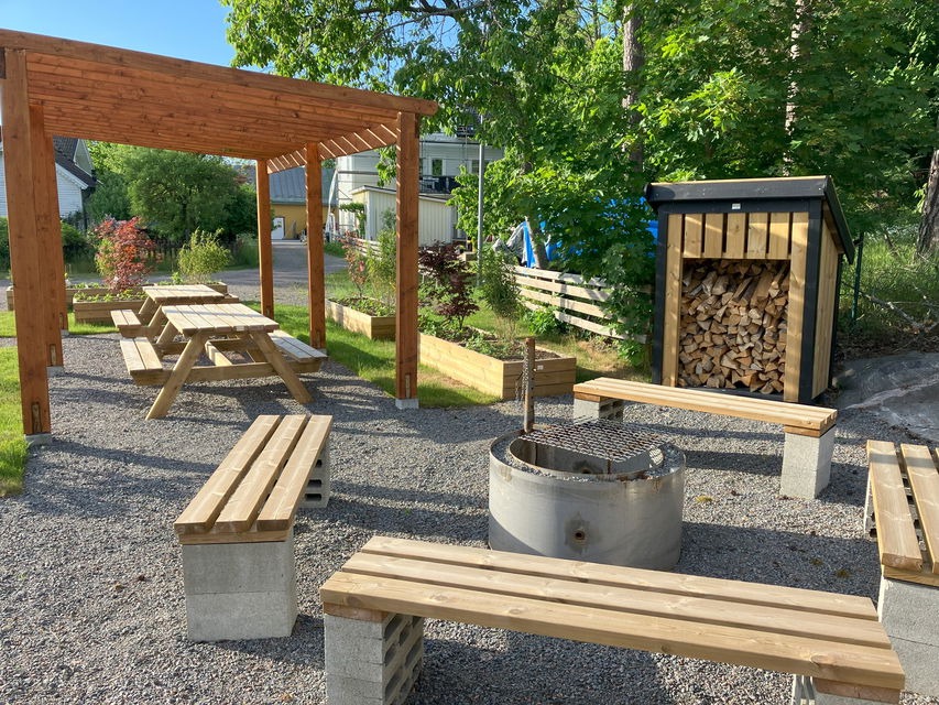 Rastplats vid Stallplan i Gryt.
