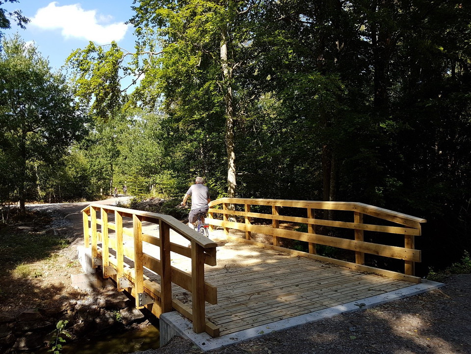 Bro över Bergunda kanal