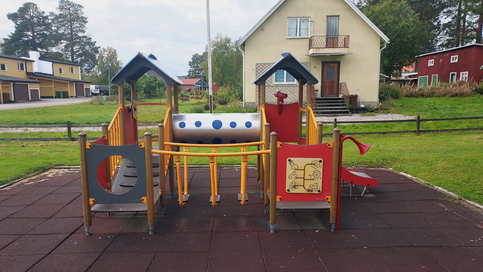 Lekpark i centrala Ramsjö