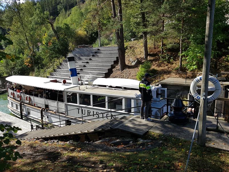 D/S Turisten on the Halden canal