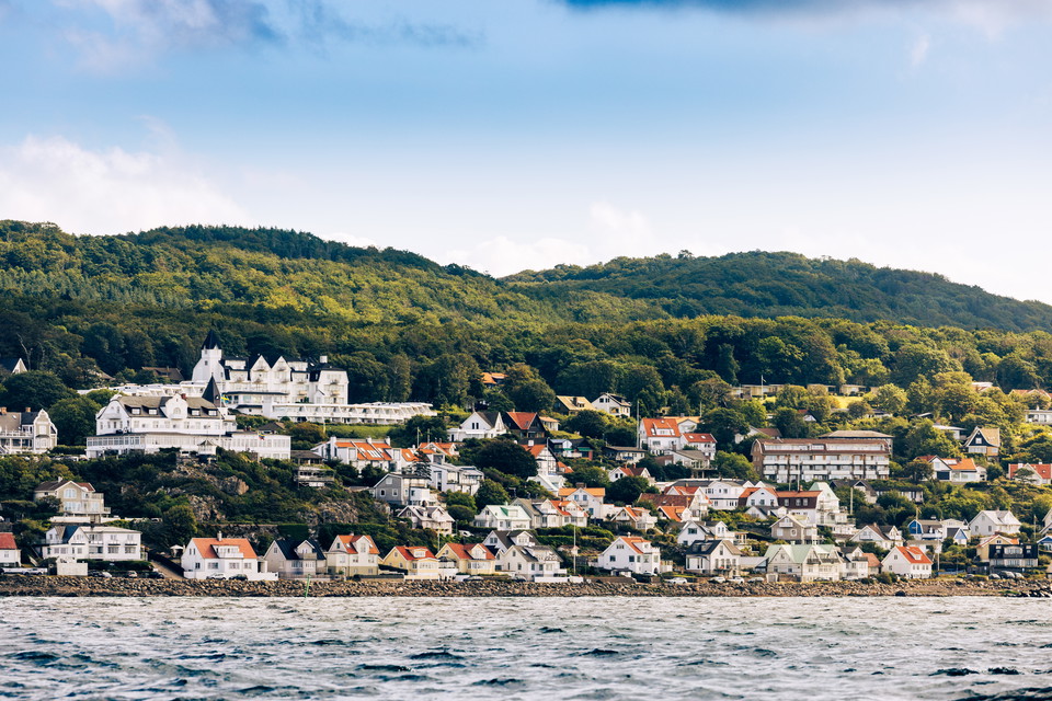 Mölle sett från havet