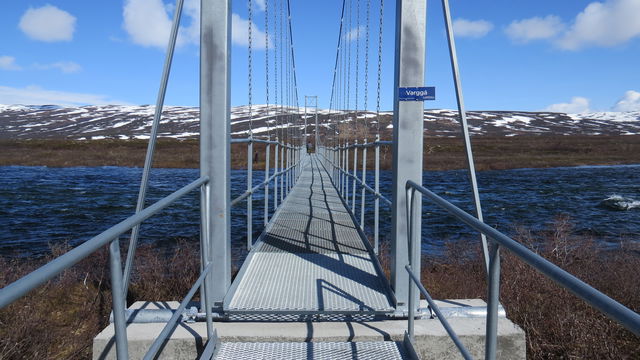 Suspension bridge Varggá