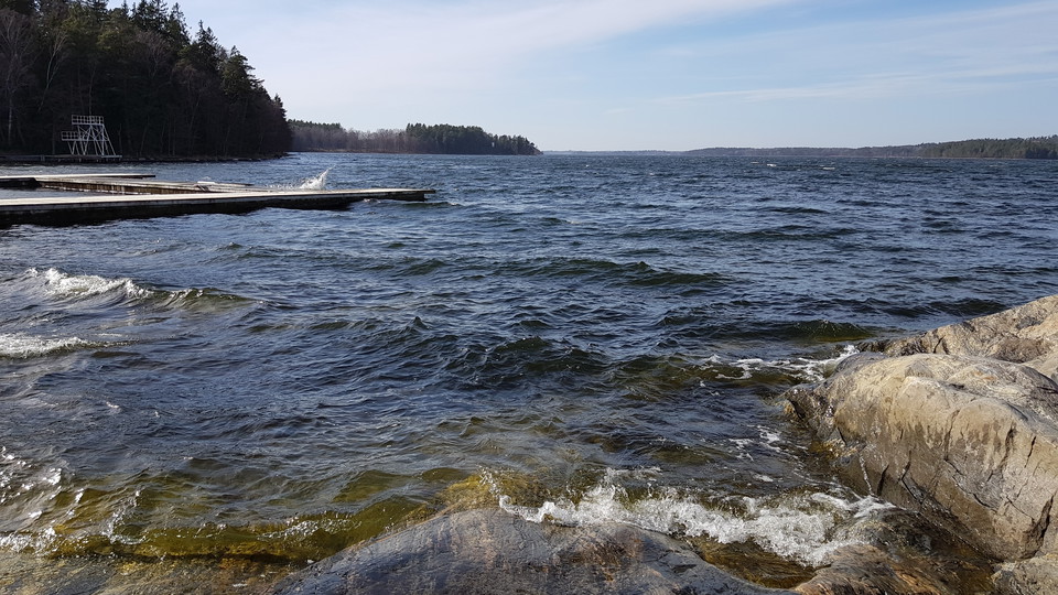 Fågelöuddebadet. Foto Lidingö stad