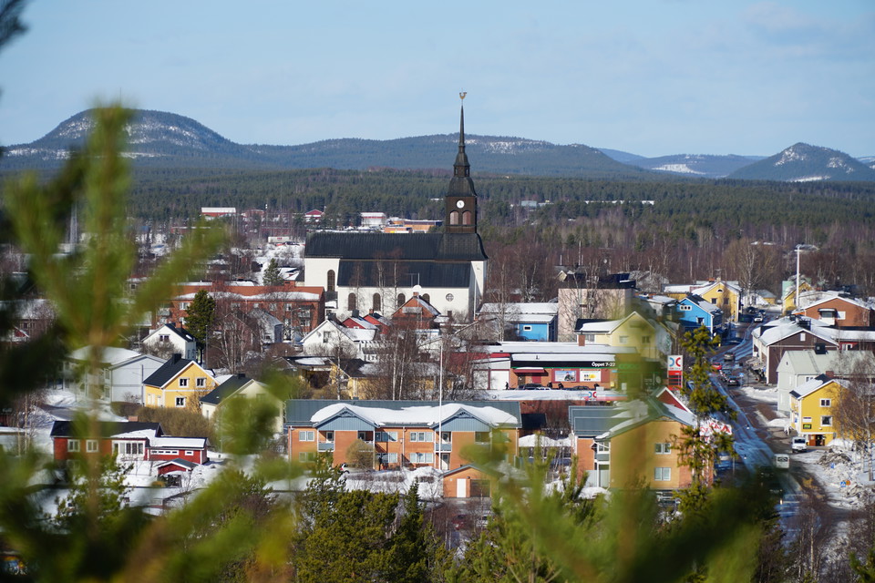 Nice views over central Överkalix