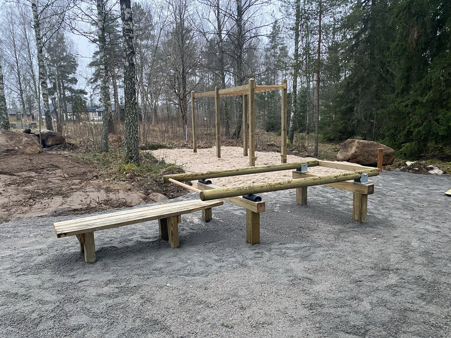 Bänkpress och armgång