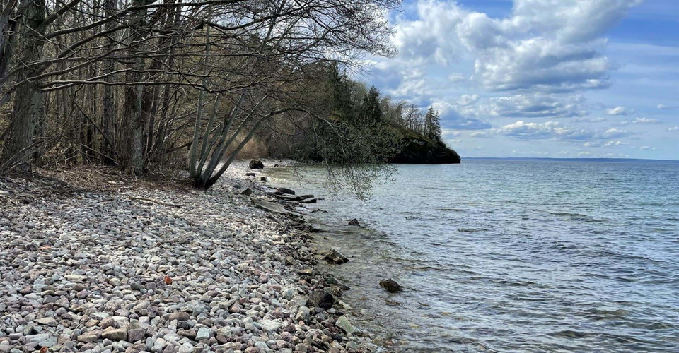 Stranden norr om Borghamn Strand