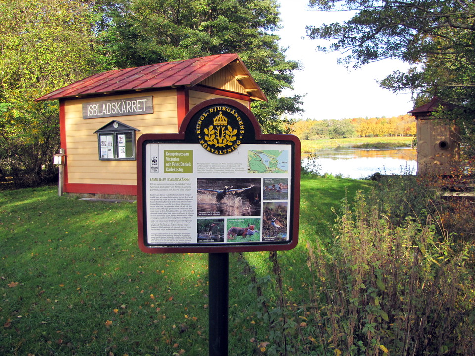 Kärleksstigen vid Isbladskärret.