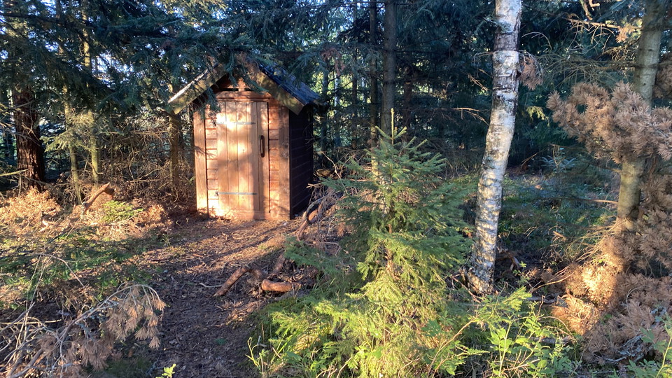 på Killingholmen finns utedass
